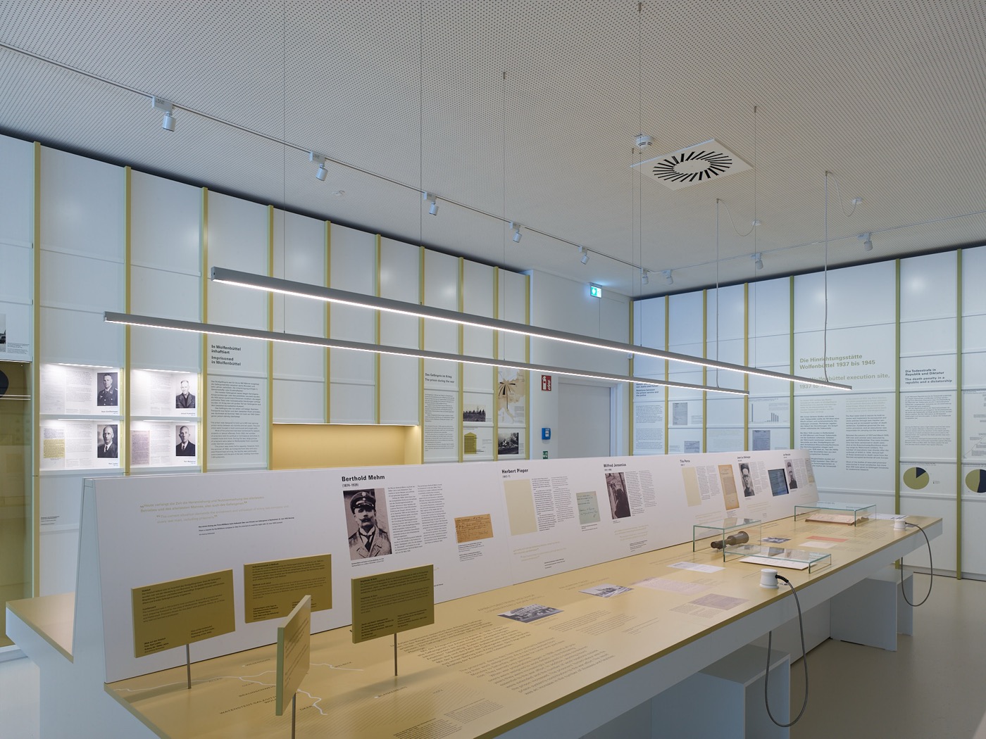 Ausstellungsraum in der Gedenkstätte JVA Wolfenbüttel